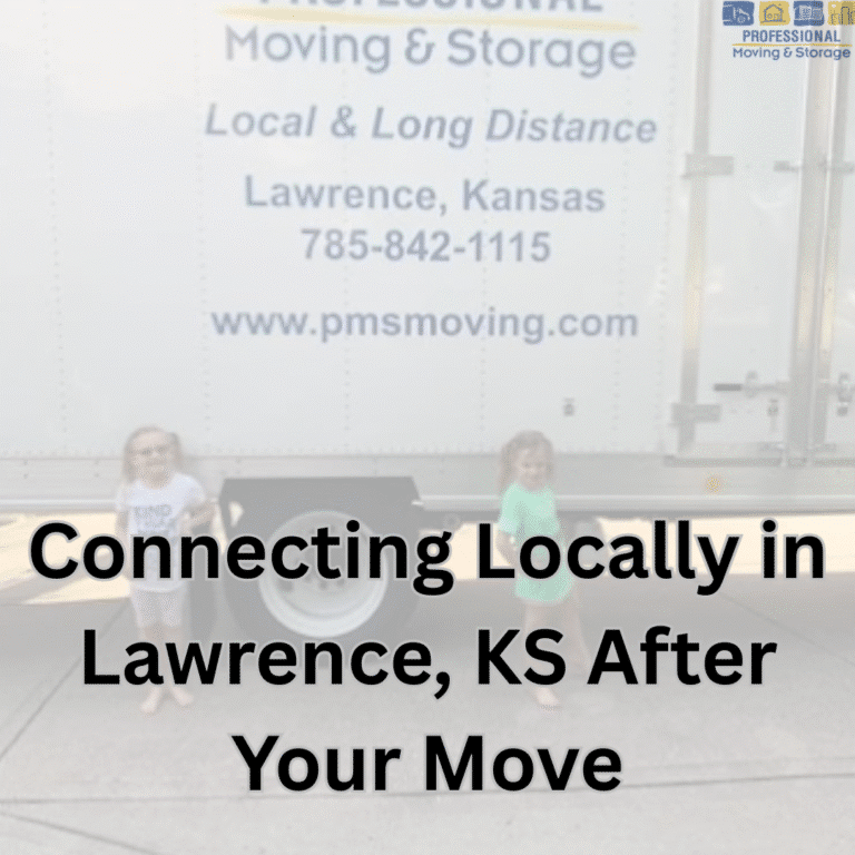 Connecting Locally in Lawrence, KS After Your Move