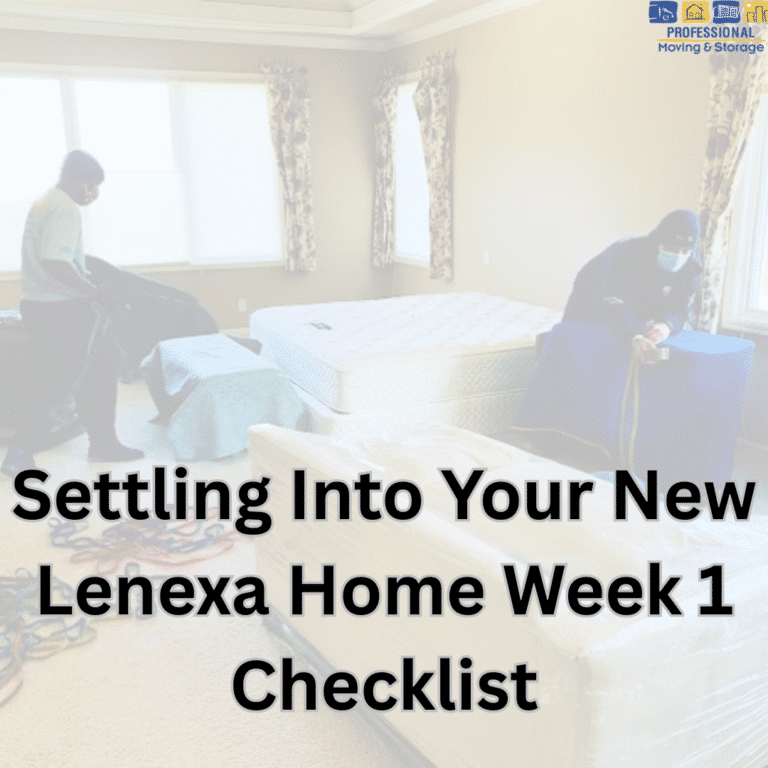 Settling Into Your New Lenexa Home: Week 1 Checklist